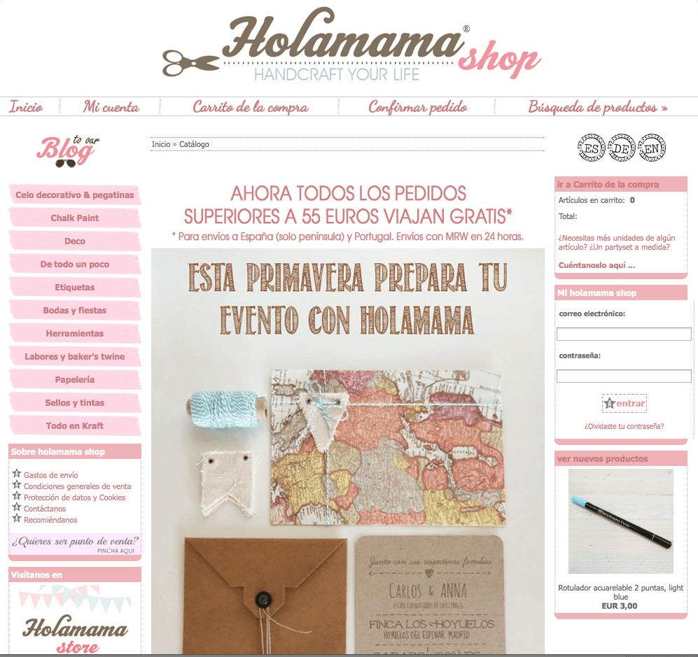 Tienda para bodas y eventos hola mama