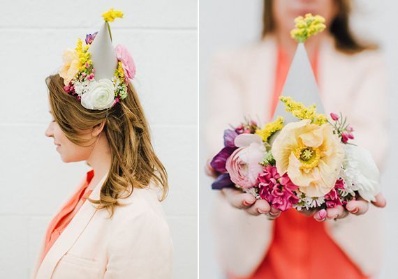 DIY-floral-party-hats-7